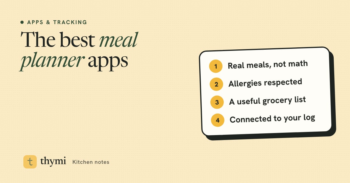 The Best Meal Planner Apps in 2026: An Honest Comparison